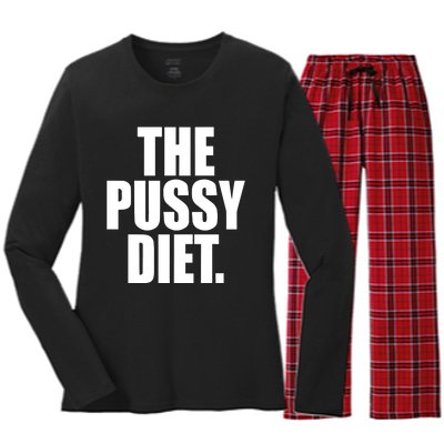 The Pussy Diet Women's Long Sleeve Flannel Pajama Set 