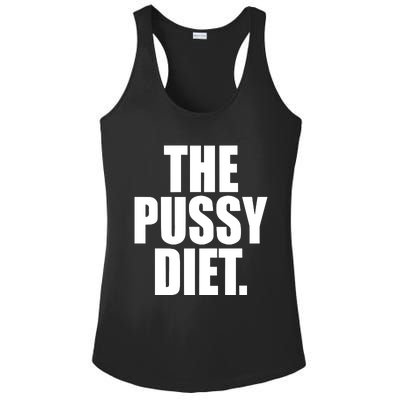 The Pussy Diet Ladies PosiCharge Competitor Racerback Tank