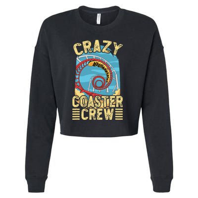 Theme Park Design for a Theme Park Lover Cropped Pullover Crew