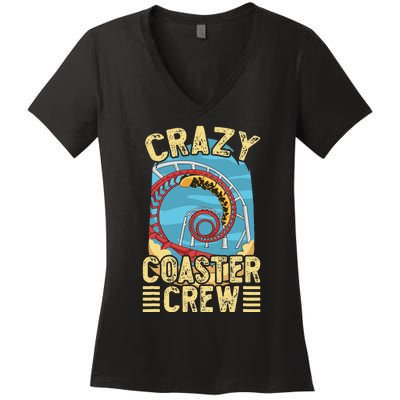 Theme Park Design for a Theme Park Lover Women's V-Neck T-Shirt