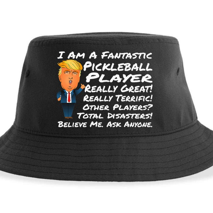Trump Pickleball Design Sustainable Bucket Hat