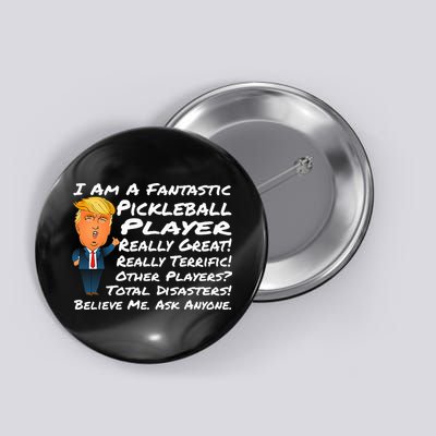 Trump Pickleball Design Button