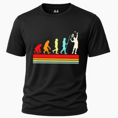 Tennis Player Evolution Retro Vintage Color Performance Shirt