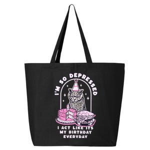 Tortured Poet Era So Depressed Birthday Everyday 25L Jumbo Tote