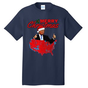 Trump Presidential Election Results Map Funny Christmas Tall T-Shirt