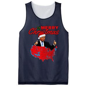 Trump Presidential Election Results Map Funny Christmas Mesh Reversible Basketball Jersey Tank