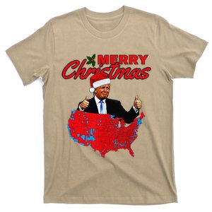 Trump Presidential Election Results Map Funny Christmas T-Shirt