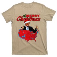 Trump Presidential Election Results Map Funny Christmas T-Shirt