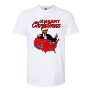 Trump Presidential Election Results Map Funny Christmas Softstyle CVC T-Shirt