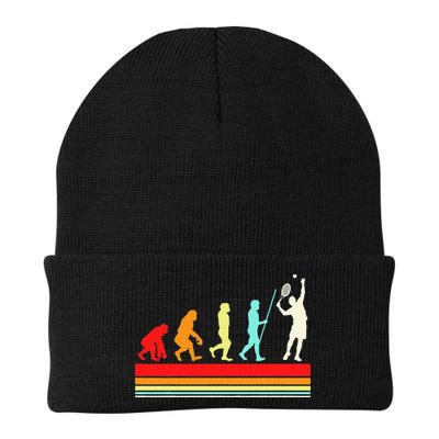 Tennis Player Evolution Retro Vintage Color Beanie