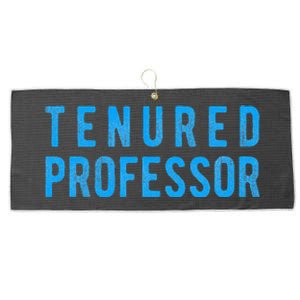 Tenured Professor Educator Appreciation Gift Large Microfiber Waffle Golf Towel