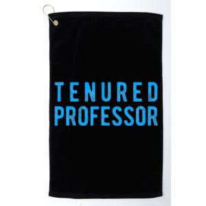 Tenured Professor Educator Appreciation Gift Platinum Collection Golf Towel