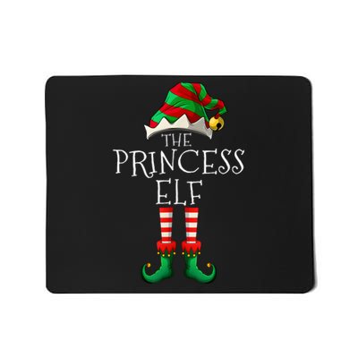 The Princess Elf Funny Christmas Matching Family Mousepad