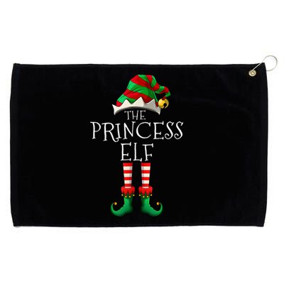 The Princess Elf Funny Christmas Matching Family Grommeted Golf Towel