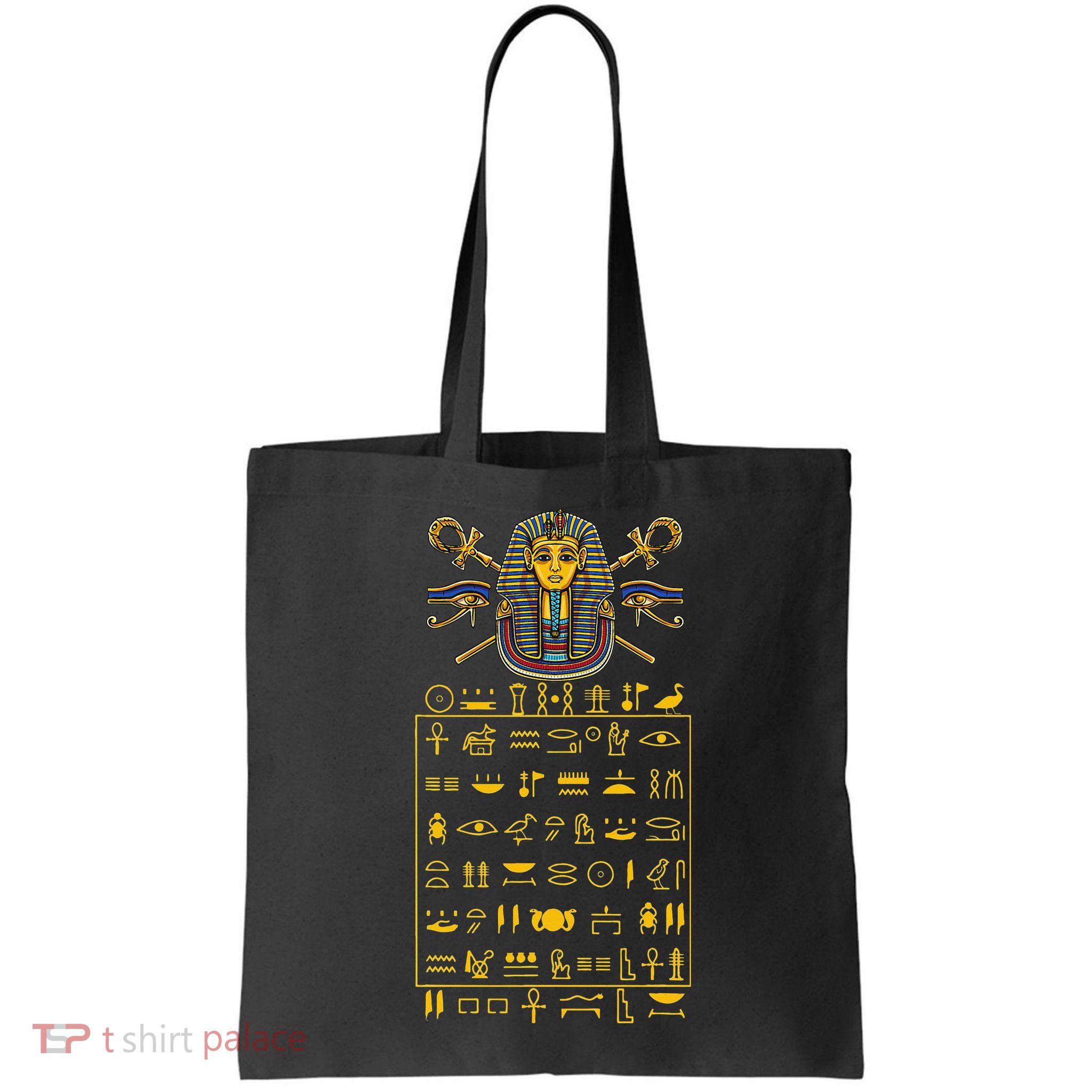 Tut Pharaoh Egyptian Hieroglyphic Letters Symbols King Bag
