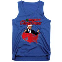 Trump Presidential Election Results Map Funny Christmas Meaningful Gift Tank Top