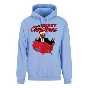 Trump Presidential Election Results Map Funny Christmas Meaningful Gift Unisex Surf Hoodie