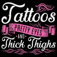 Tattoos Pretty Eyes And Thick Thighs 16 in Basic Backpack