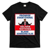 Trump Promise Everything Deliver Nothing Blame Someone Else T-Shirt