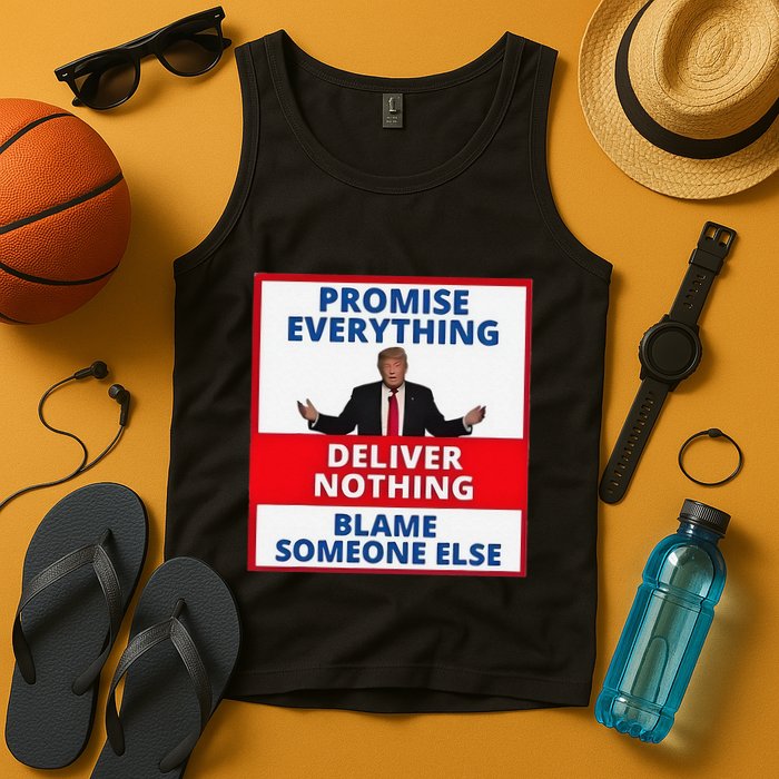Trump Promise Everything Deliver Nothing Blame Someone Else Tank Top