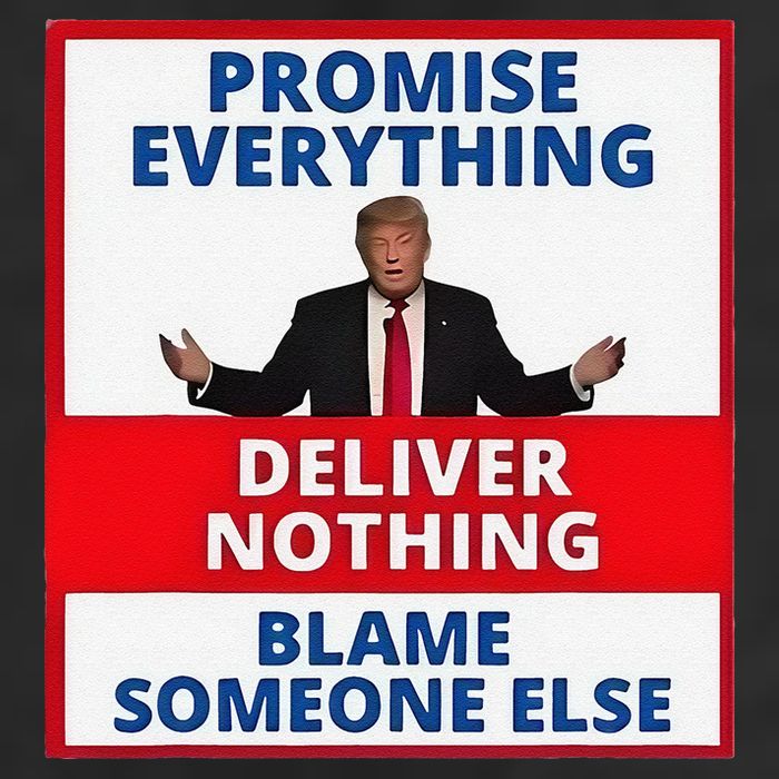 Trump Promise Everything Deliver Nothing Blame Someone Else Golf Towel