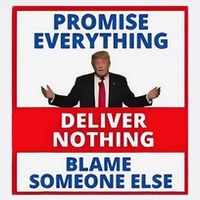 Trump Promise Everything Deliver Nothing Blame Someone Else Garment-Dyed Sweatshirt