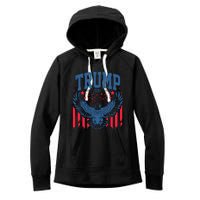 Trump President Eagle 2024 Women's Fleece Hoodie