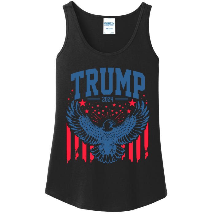 Trump President Eagle 2024 Ladies Essential Tank