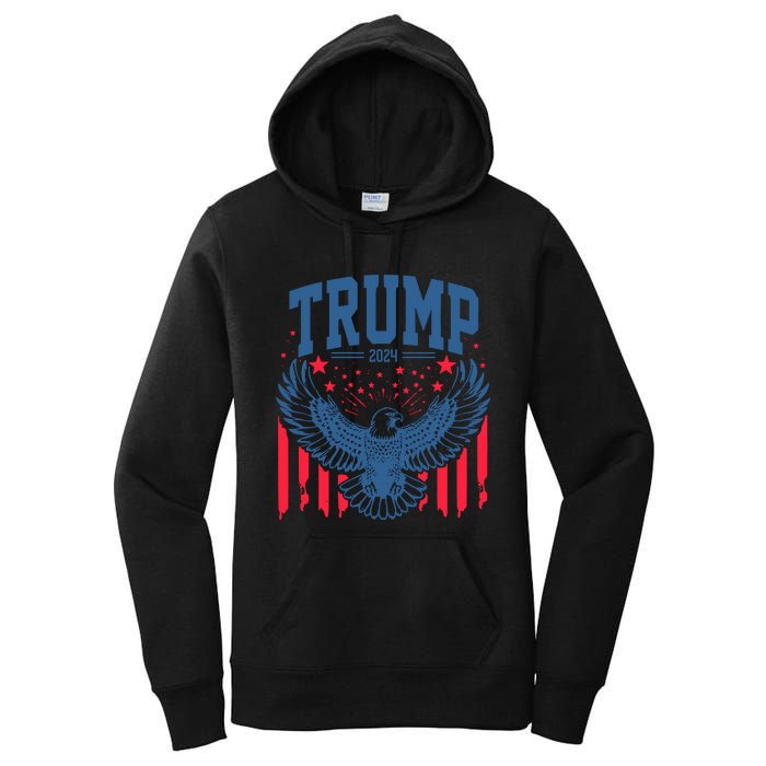 Trump President Eagle 2024 Women's Pullover Hoodie