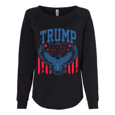 Trump President Eagle 2024 Womens California Wash Sweatshirt