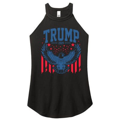 Trump President Eagle 2024 Women's Perfect Tri Rocker Tank