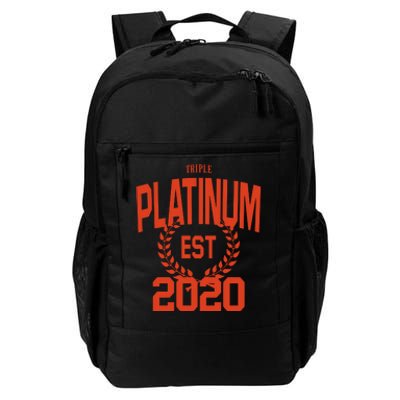 Triple Platinum Est 2020 Daily Commute Backpack