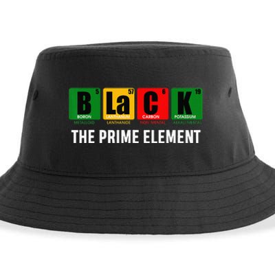 The Prime Element Black History Month Afro Roots Melanin Sustainable Bucket Hat