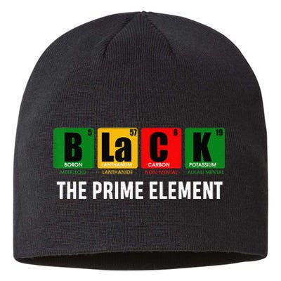 The Prime Element Black History Month Afro Roots Melanin Sustainable Beanie