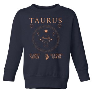 TAURUS PLANETVENUS ELEMENTEARTH Toddler Sweatshirt