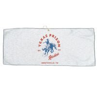 Texas Prison Est. 1931 Rodeo Cowboy Western Gift Large Microfiber Waffle Golf Towel