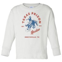 Texas Prison Est. 1931 Rodeo Cowboy Western Gift Toddler Long Sleeve Shirt