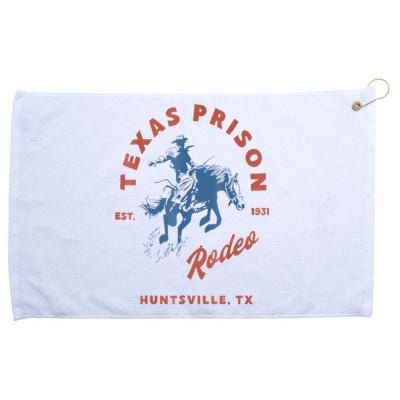 Texas Prison Est. 1931 Rodeo Cowboy Western Gift Grommeted Golf Towel