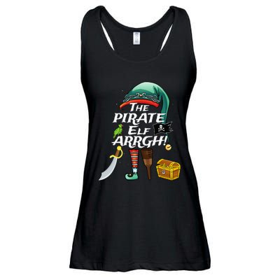 The Pirate Elf ARRGH Matching Family Christmas Pirate Ladies Essential Flowy Tank