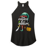 The Pirate Elf ARRGH Matching Family Christmas Pirate Women's Perfect Tri Rocker Tank