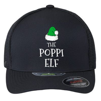 The Poppi Elf Christmas Family Matching Pj Pajama Xmas  Flexfit Unipanel Trucker Cap