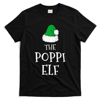 The Poppi Elf Christmas Family Matching Pj Pajama Xmas  T-Shirt