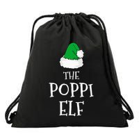 The Poppi Elf Christmas Family Matching Pj Pajama Xmas  Drawstring Bag