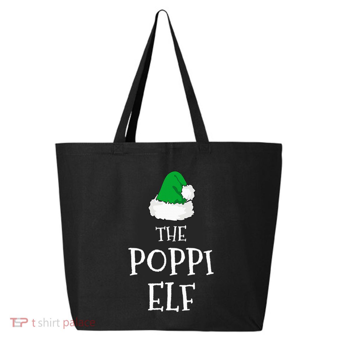 The Poppi Elf Christmas Family Matching Pj Pajama Xmas  25L Jumbo Tote