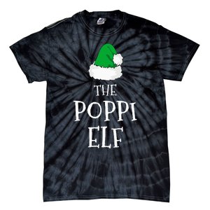 The Poppi Elf Christmas Family Matching Pj Pajama Xmas  Tie-Dye T-Shirt