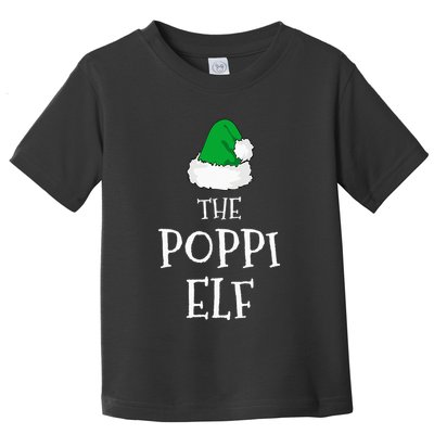 The Poppi Elf Christmas Family Matching Pj Pajama Xmas  Toddler T-Shirt