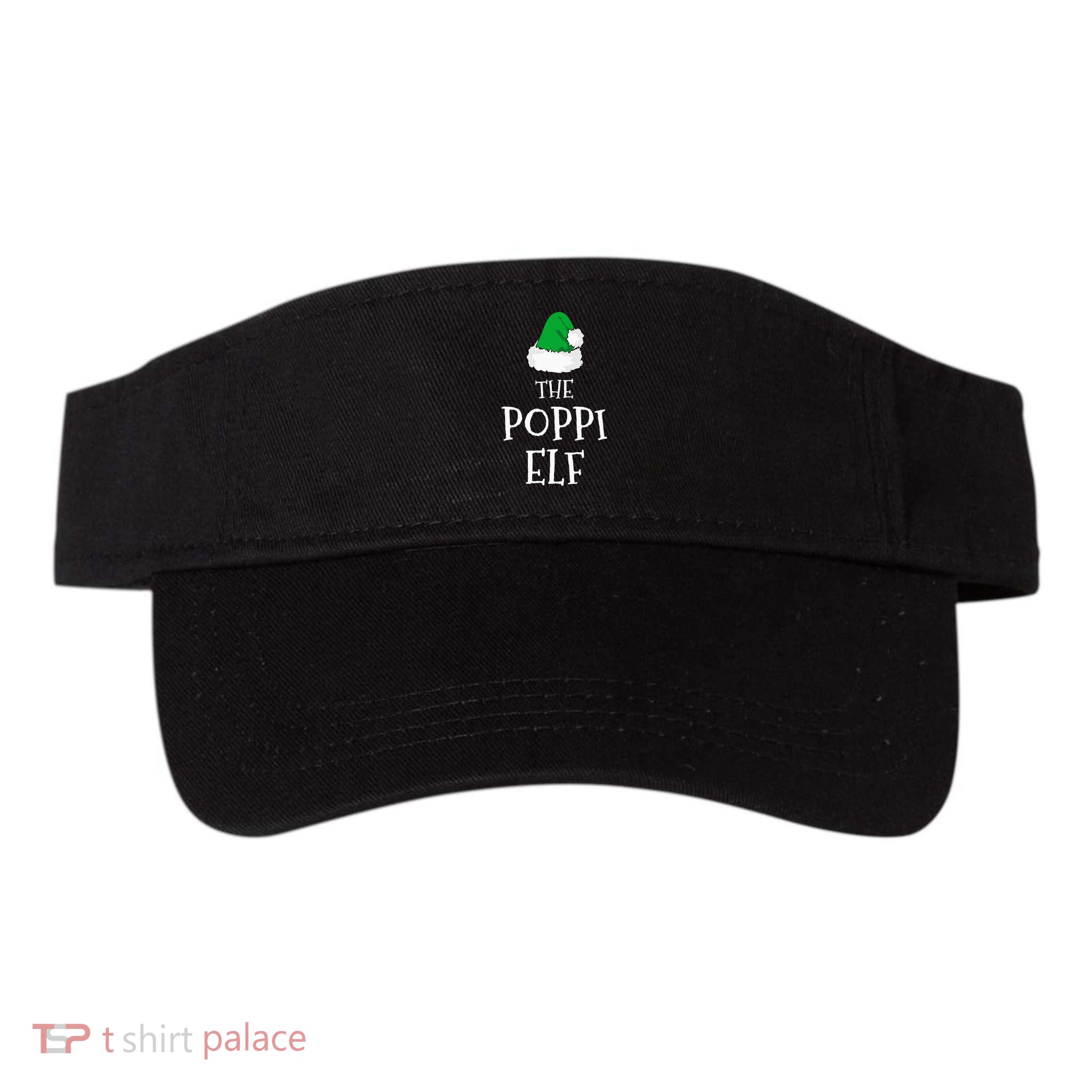 The Poppi Elf Christmas Family Matching Pj Pajama Xmas  Visor