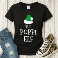 The Poppi Elf Christmas Family Matching Pj Pajama Xmas  Womens T-Shirt