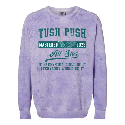 Tush Push Eagles Colorblast Crewneck Sweatshirt