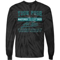 Tush Push Eagles Tie-Dye Long Sleeve Shirt